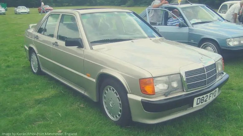 A Mercedes 190E