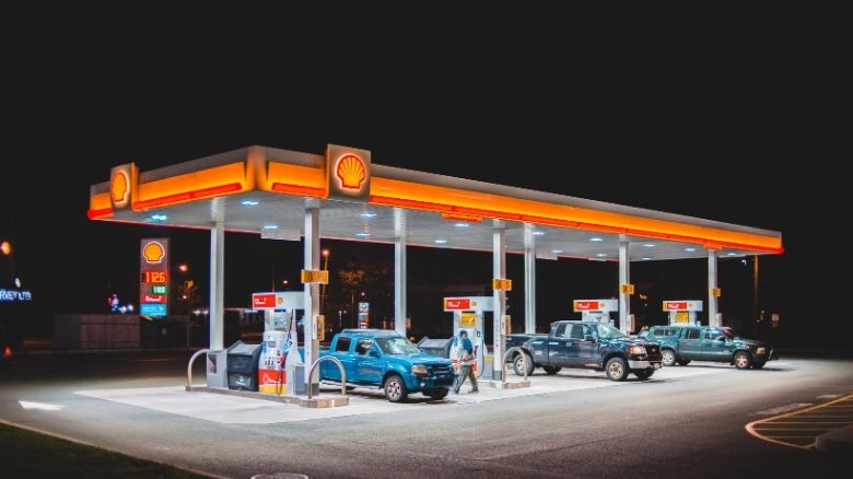 Shell petrol station