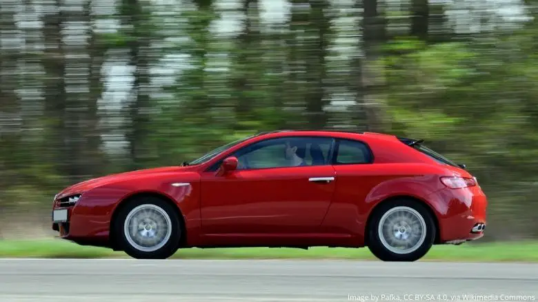 Alfa Brera on the road