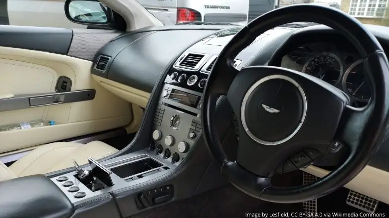 Aston Martin DB9 interior