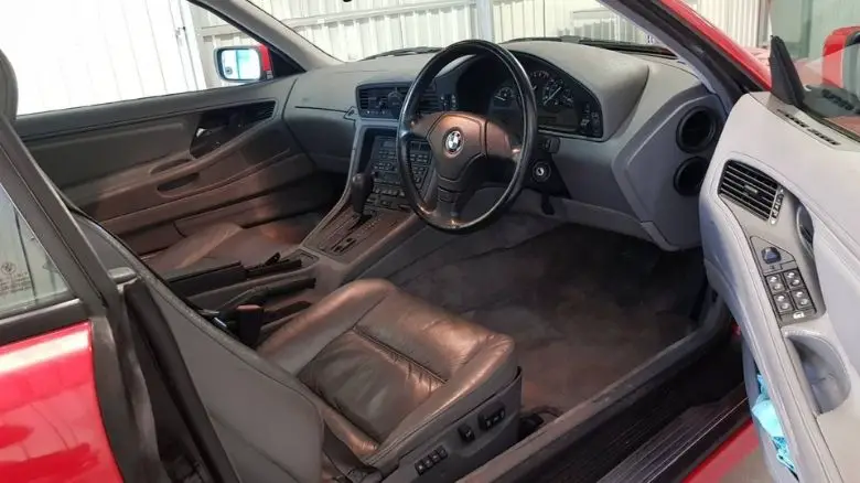 BMW 840 front seats