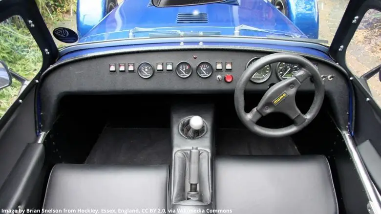 Caterham 7 interior