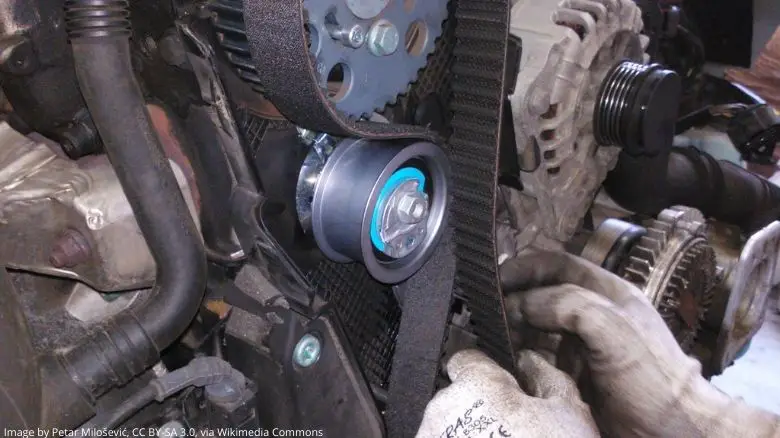 Replacing a timing belt