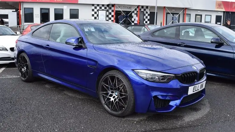 BMW M4 in blue