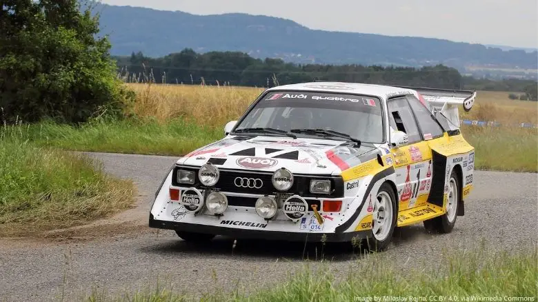 Audi Quattro rally car