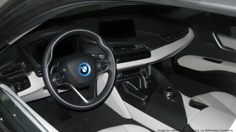 BMW i8 interior