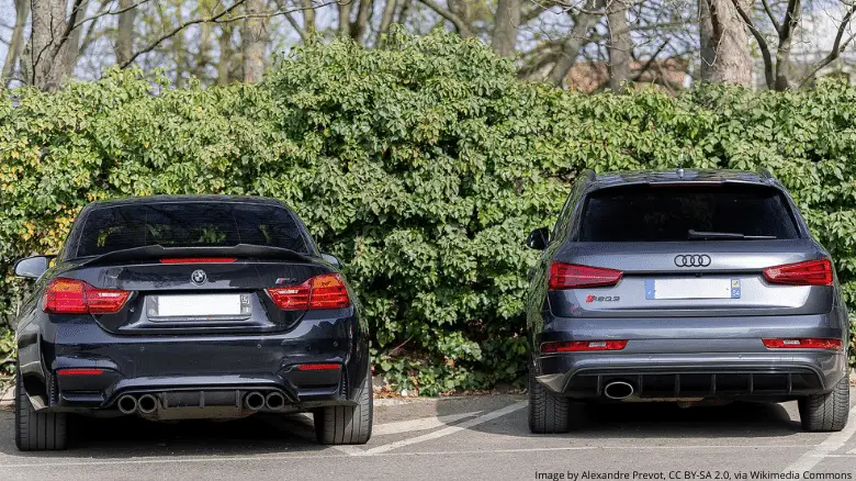 BMW M4 and Audi RSQ3