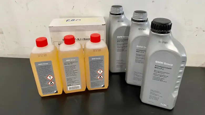 BMW fluids