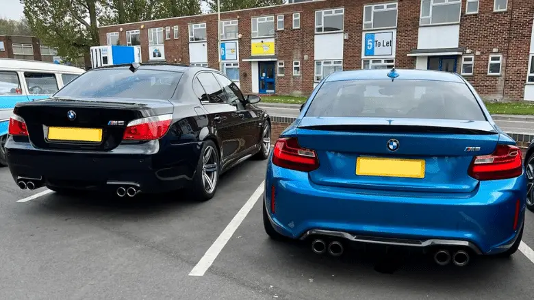 BMW M5 and M2