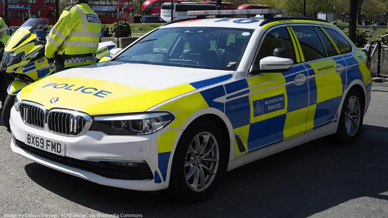 A Metropolitan Police BMW 5 Series