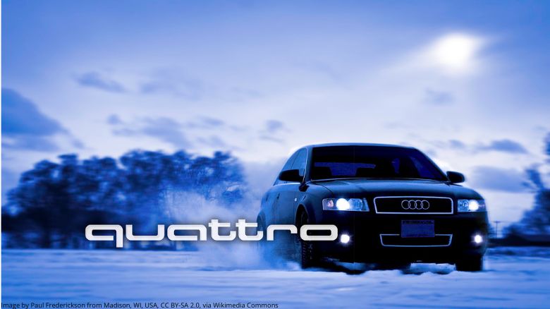 Audi quattro advert