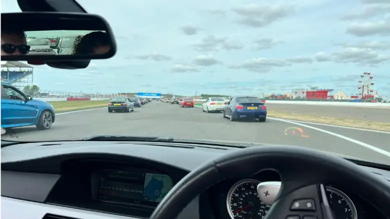 A lap of Silverstone in the BMW M5