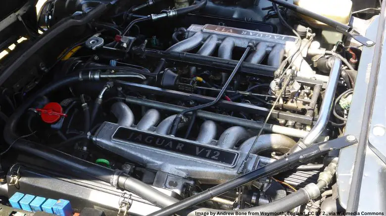 Jaguar XJS V12 engine